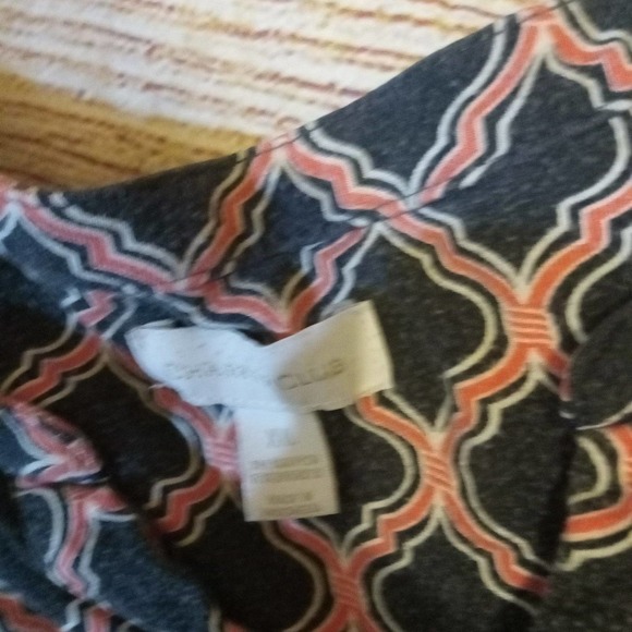 Charter Club geometric top sz XXL - Picture 4 of 4